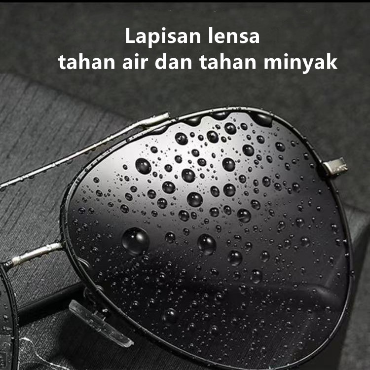 Kacamata Metal Pria Polarized Baru Berubah Warna Kacamata Logam untuk Siang dan Malam