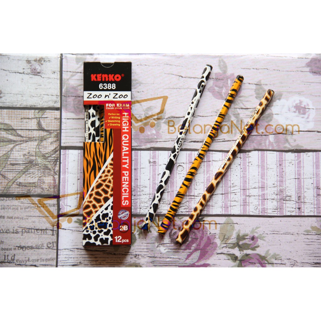 

Pensil 2B Kenko Zoo n Zoo 6388 [1 LUSIN]