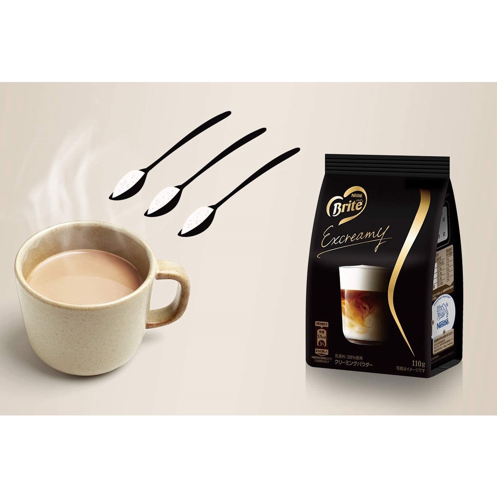 

Nestle Brite Creamer Excreamy Milk Rich & Creamy Ultimate Latte 110 Gram