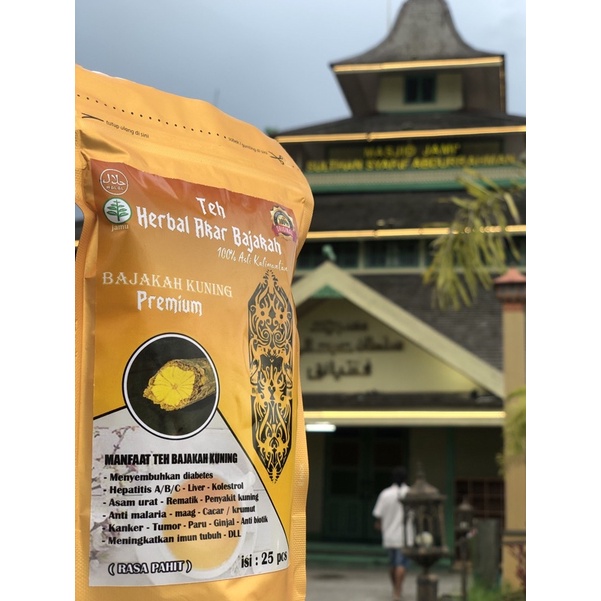 

TEH CELUP BAJAKAH AKAR KUNING PREMIUM ISI 25 ASLI KALIMANTAN ORIGINAL