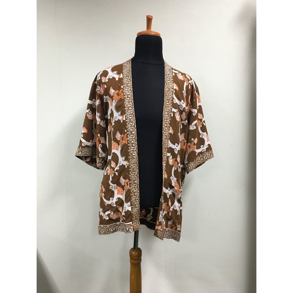 Outer Batik (Tulang Coklat Tua)