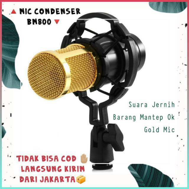 Taffware Bm 800 Mic Condenser Untuk Studio Rekaman Vlog Youtuber Smule Cover Lagu Original Resmi Shopee Indonesia