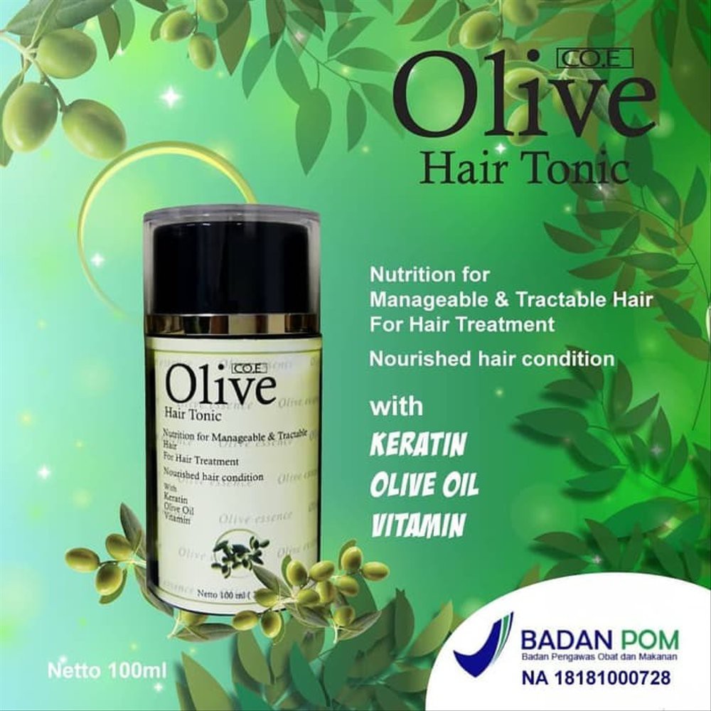 [COD] TONIC PENUMBUH RAMBUT dalam 2 Minggu dengan ekstrak Zaitun | SYB Olive Tonic BPOM
