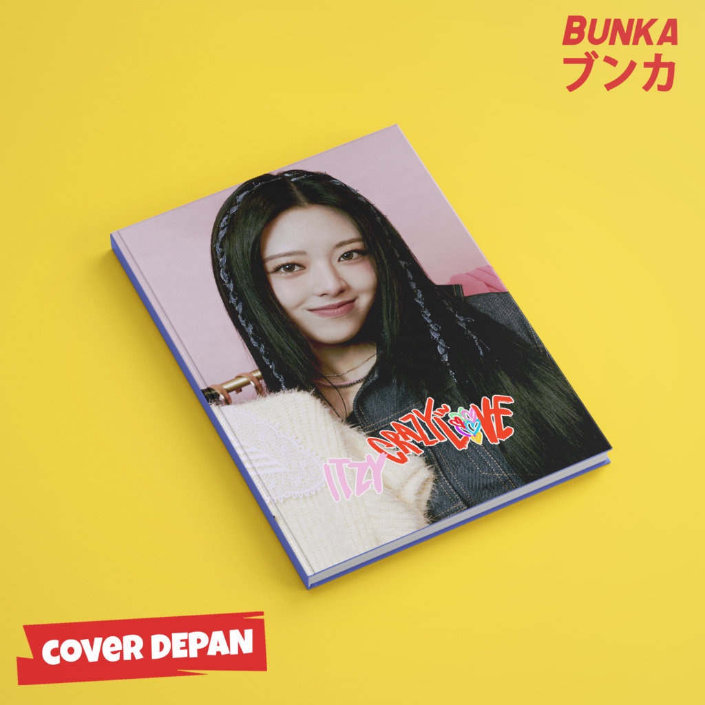 

Notebook KPOP Its Crazy Love Yuna Hardcover A5 Buku Tulis Catatan Notes Agenda Planner Jurnal