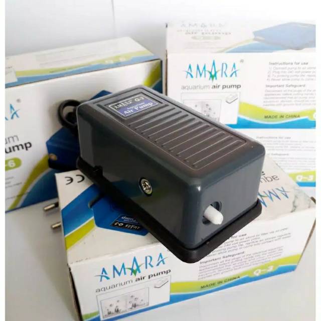 Pompa Aerator Amara 1 Lubang Aquarium / Hidroponik