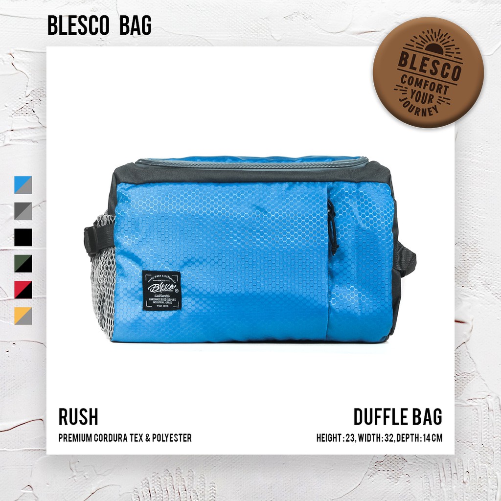 Tas Gym &amp; Fitness Tas Perlengkapan Gym Warna Biru - Blesco Rush