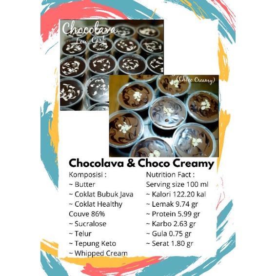 

Chocolava, Choco Creamy & Strawberry Cheesecake Keto