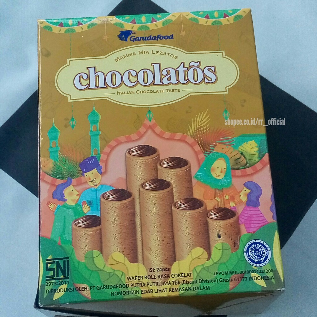 

Chocolatos stick Isi 24pcs Coklat Snack Lebaran Edisi Ramadhan