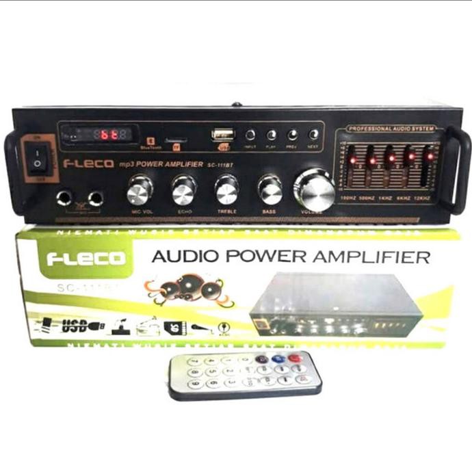 Power Amplifier Bluetooth Fleco SC-111BT/Amplifier Fleco