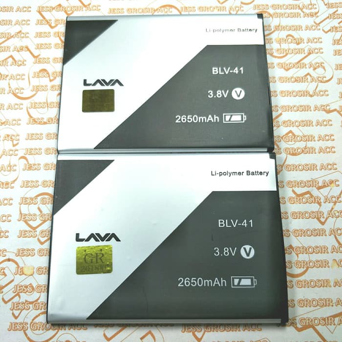 Baterai Battery Batre Original LAVA Iris X9 4G BLV-41 , BLV41 , BLV 41