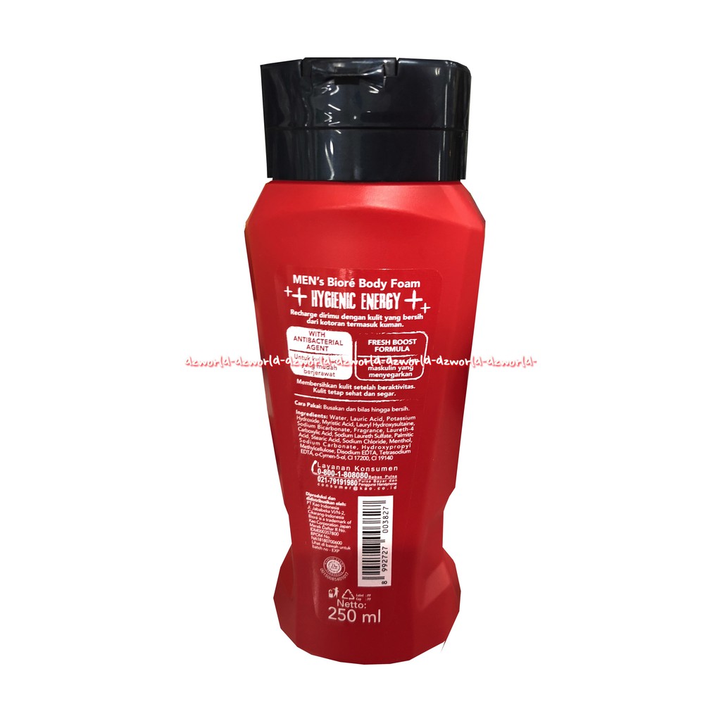 Men's Biore Cool Energy Sabun Cair Biore Pria 250ml Men Biore