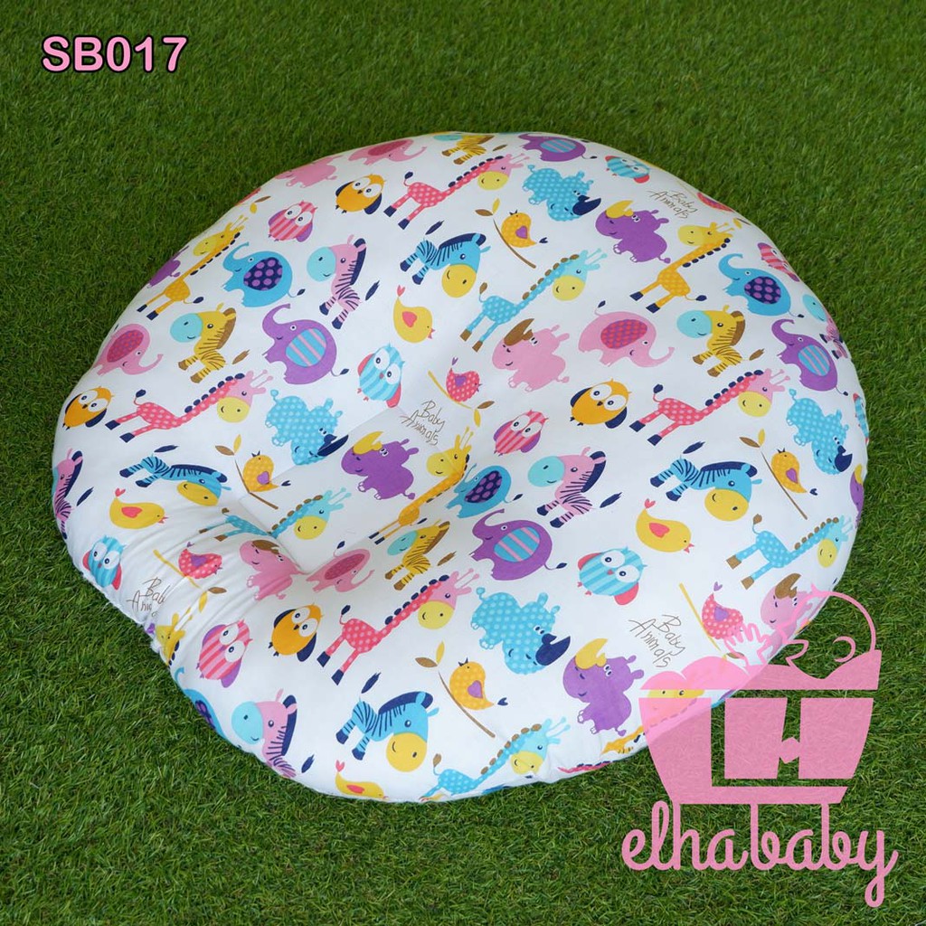 ELHA BABY GROSIR READY STOCK - Sofa Bayi Newborn Baby Lounger Motif kasur bayi menyusui matras