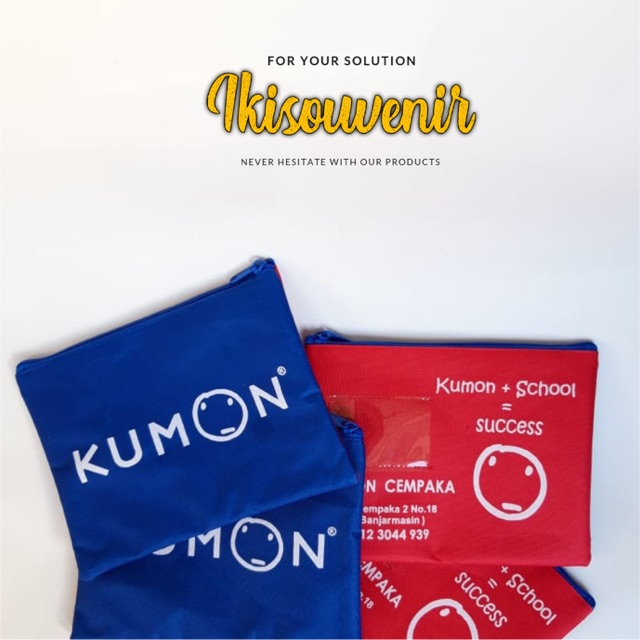 

PENSIL CASE, DOMPET PENSIL, KUMON, DOMPET KUMON