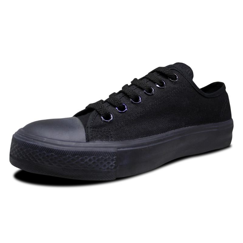 Sepatu Johnson Basic LowCut (LC) Black mono