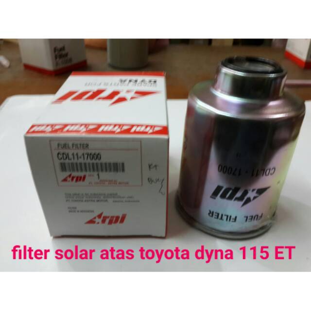 Filter solar bawah toyota dyna 115 ET