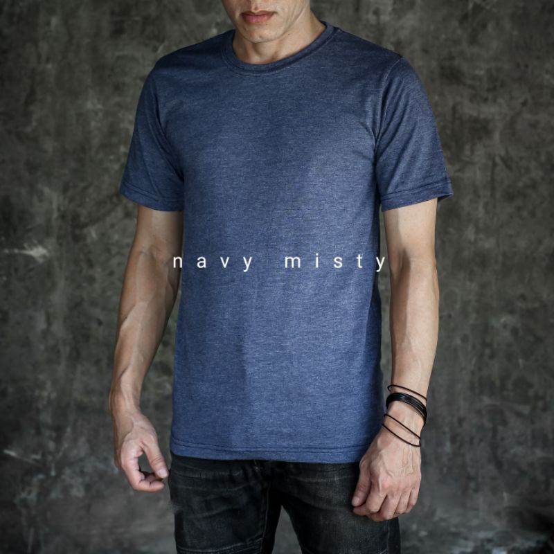 Kaos polos Misty Navy