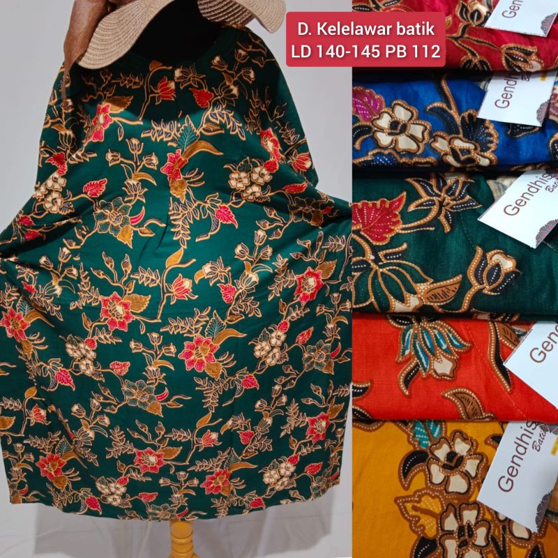 daster batik kelelawar jumbo XXXL LD 140 busui, bahan rayon super tebal dan adem busui-4