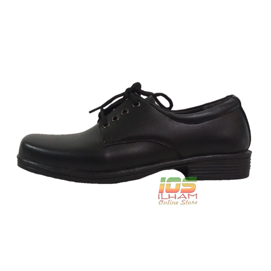 Sepatu Pantofel Tali Pria Dewasa Waltermen TL Size 39-43 Hitam