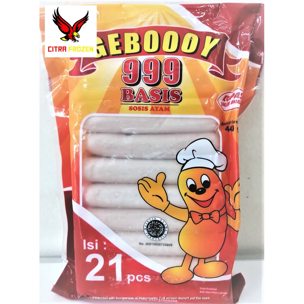 Geboooyku Sosis Basis 999 (Putih)
