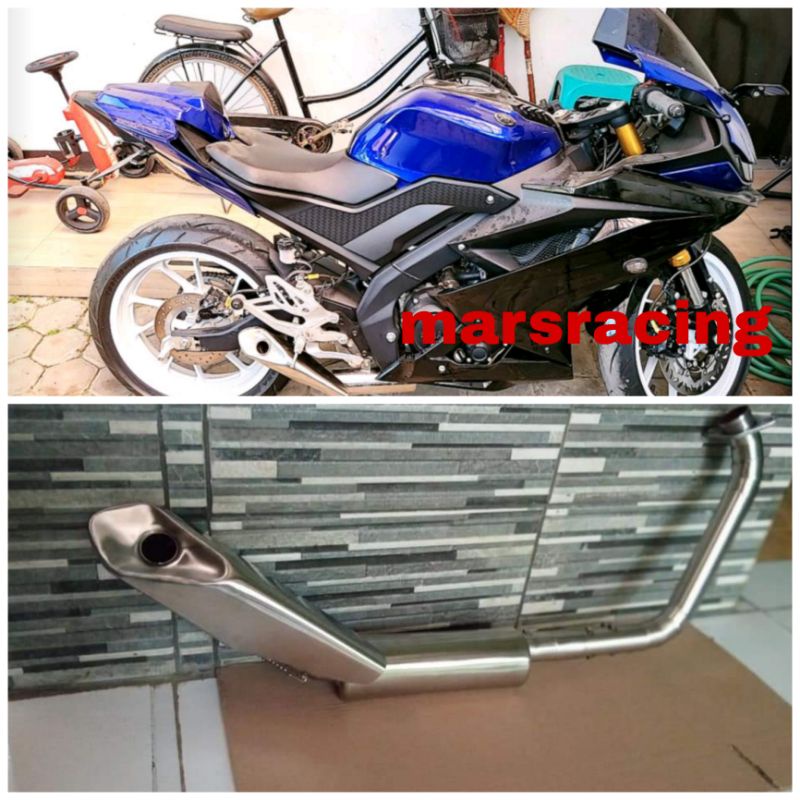 knalpot racing underbelly R15V2v3v4 Vixion new old R Xabre MT15 Scorpio Byson XSR MX king MX new Bys