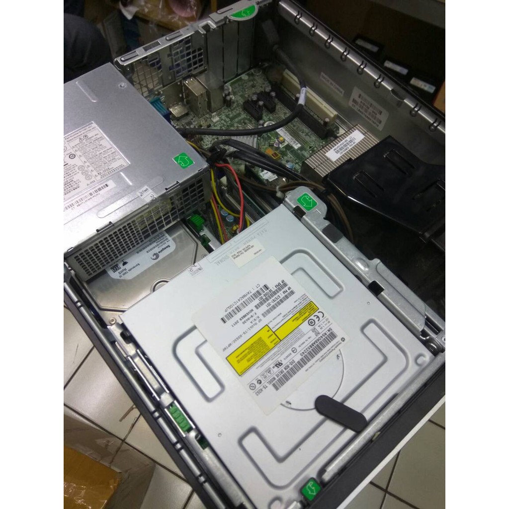 Pc komputer hp destop/pc Hp pro 6200 sff/core i3-3.10ghz/ram 2gb/250gb/dvd rom, wins 7 pro siap pakei