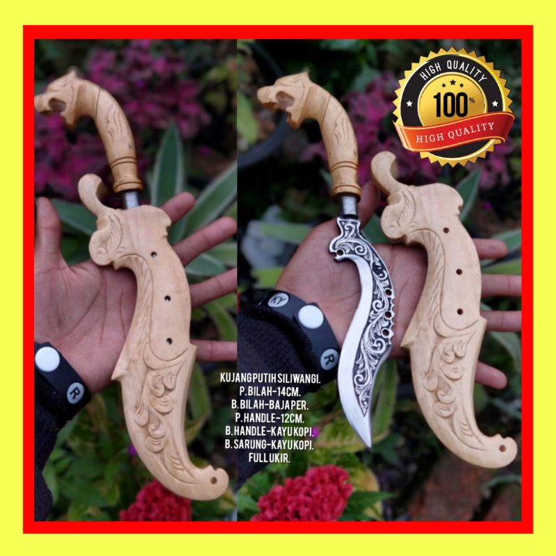 PISAU SEMBELIH KUJANG PUTIH SILIWANGI SUPER TAJAM