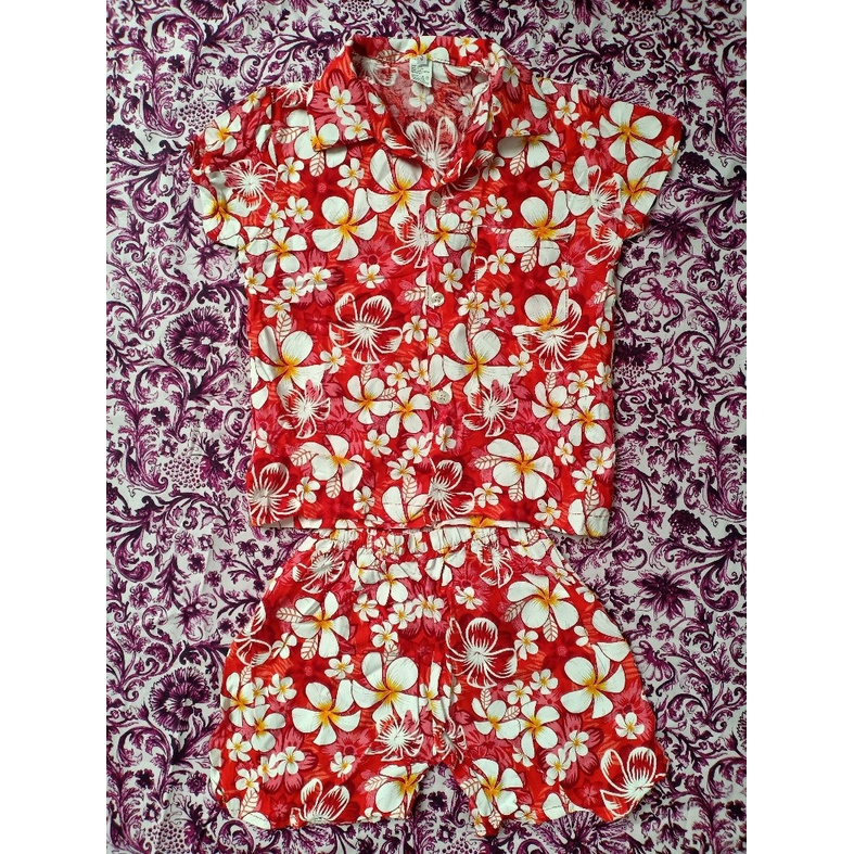 Baju Setelan Kemeja Anak Laki Cowok Rayon 100% Adem 3-5 Tahun Pantai