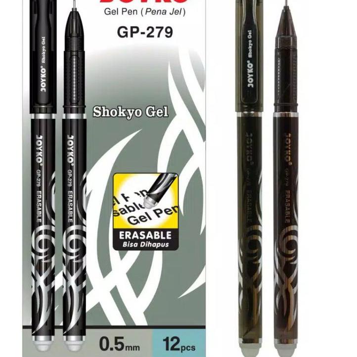 

Best Seller.. Joyko gel pen erasable bisa dihapus GP 279 SATUAN HITAM