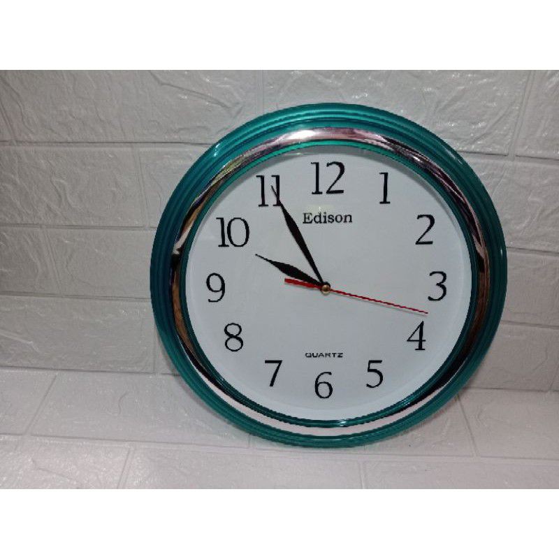 jam dinding EDISON EDW12 T16/jam dinding bagus/jam dinding simple