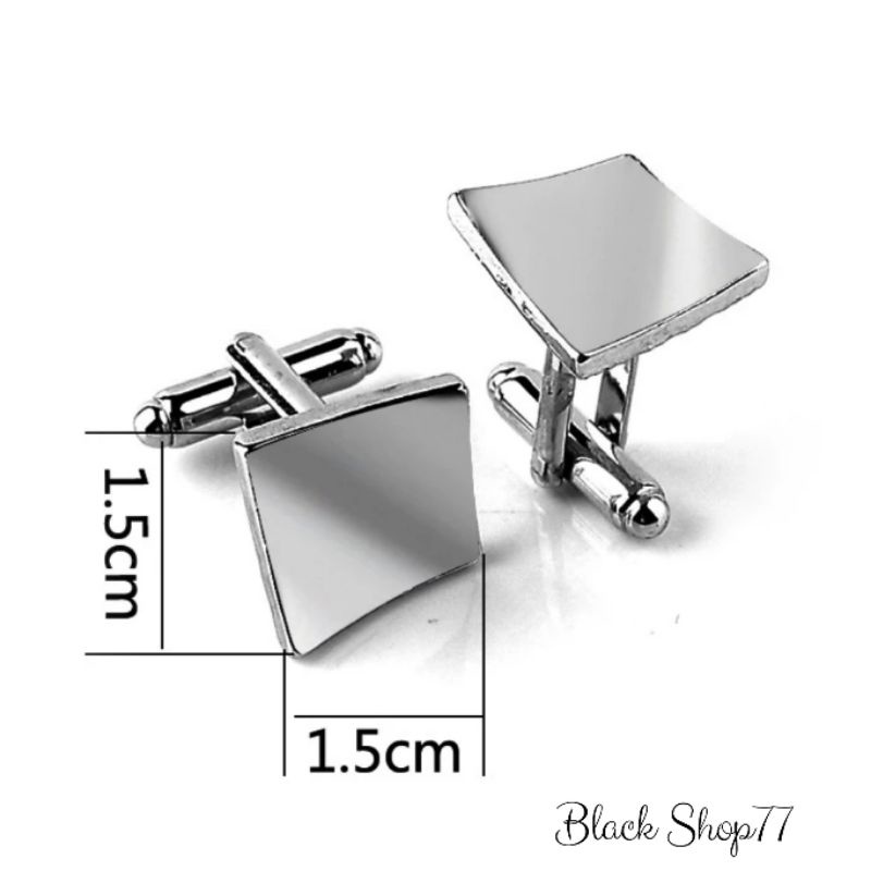 Cufflink/Manset Lengan Kemeja Pria Import Anti Karat