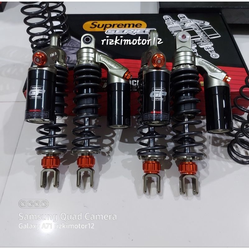 SHOCK BREAKER SEKOK TABUNG RIDE IT GP SUPREME SERIES DOUBLE CLICK ORIGINAL MATIC AEROX/ N MAX NEW/ N
