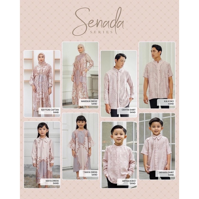 BEST SELLER IRAMA DAN SENADA SERIES GIYANARA ROYAL BLUE MARISKA DRESS KAI KOKO AKARA SHIRT SAND STON