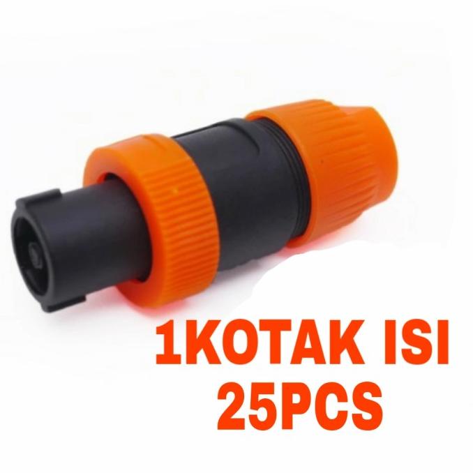 Jack Speakon Male / jek Spikon Orange Murah otron1c5 Kualitas Baik