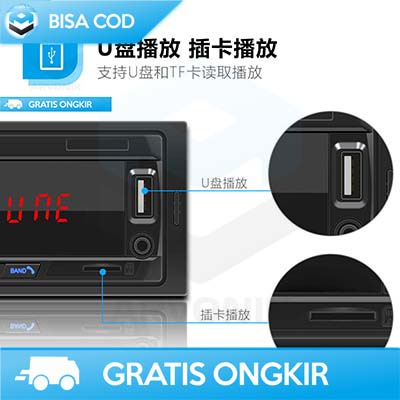 TAPE USB BLUETOOTH AUDIO RECEIVER MOBIL SINGLE DIN TAFFWARE ORIGINAL