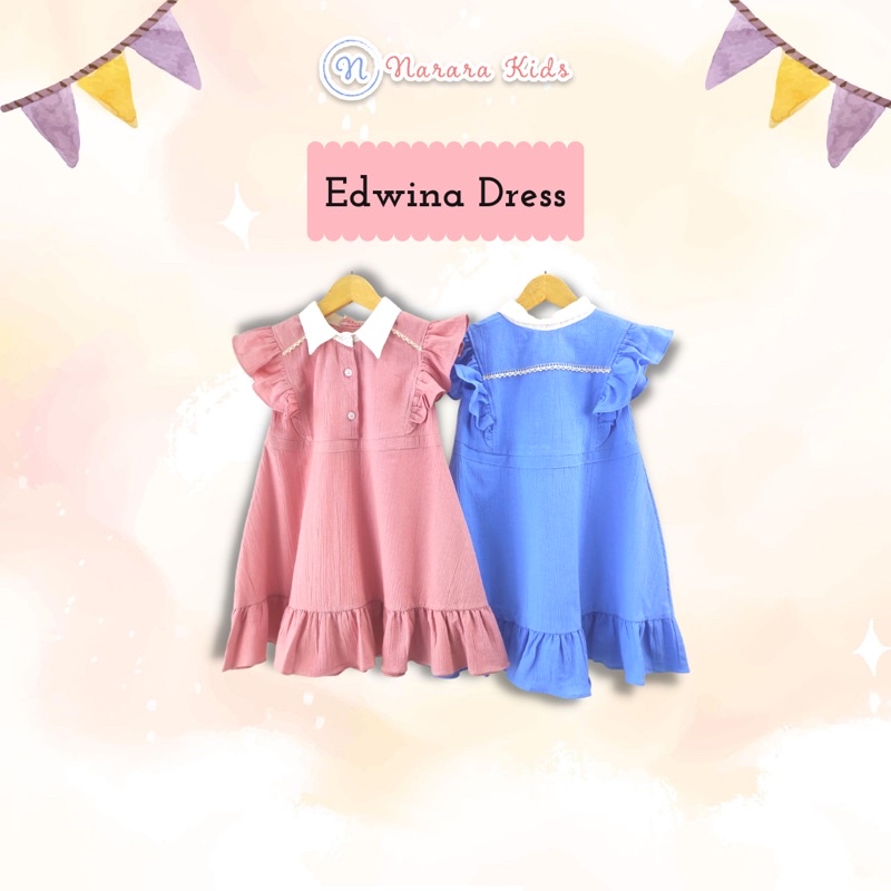 Dress Anak Perempuan Edwina by Narara Kids Pakaian Anak Perempuan