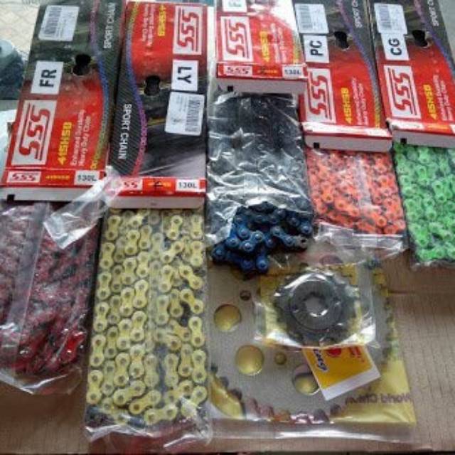 Gear set full sss warna 428 honda grand legenda