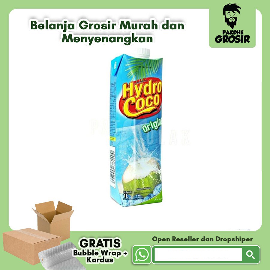 

Hydro Coco 1 liter ( Air Kelapa Kemasan )