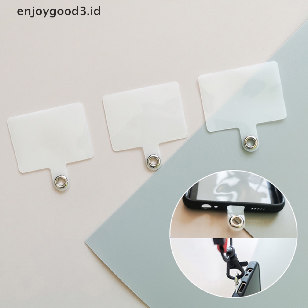 (Rready Stock) 10 Pak Strap Lanyard Flexible Transparan Untuk Handphone Universal