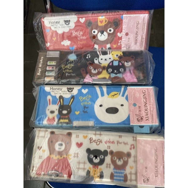 

kotak pensil/tempat pensil bunny and bear