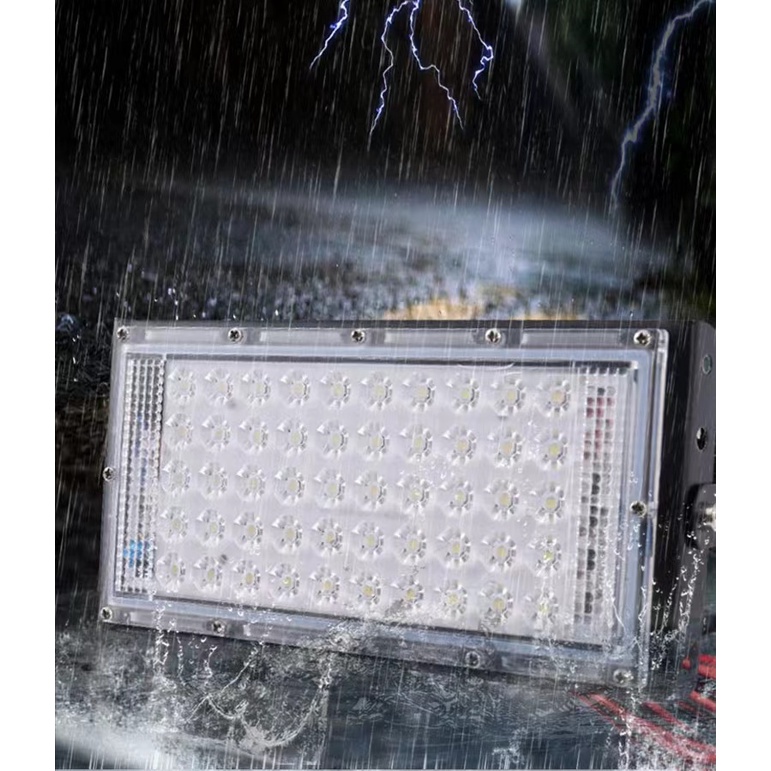 Lampu Sorot Flood Light 50W Cool White Super Terang DC Lampu LED Murah