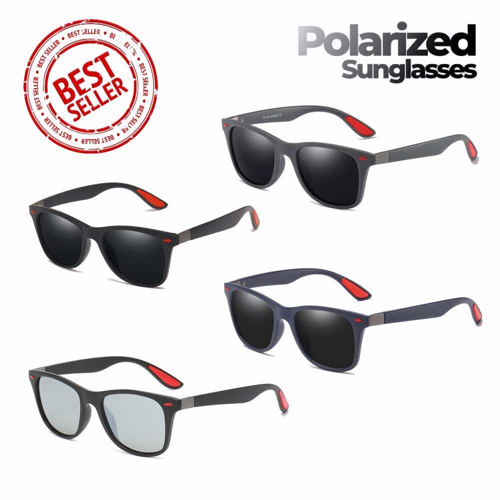 Kacamata Polarized UV400 - Anti Radiasi - Sunglasses Pria &amp; Wanita Korea - HM8108 ( Group Solo ) D