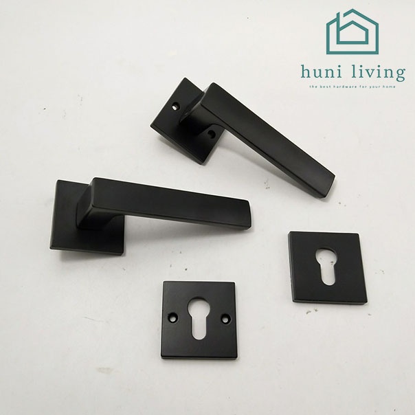 Kunci Pintu Full Handle Set Gagang Pintu Minimalist Black Doff Premium