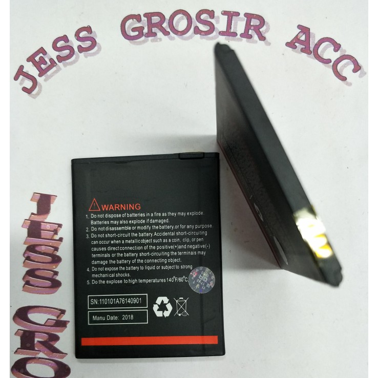 Baterai Battery Double Power Evercoss Evercross Cross A75B M50 M50A - Hitam