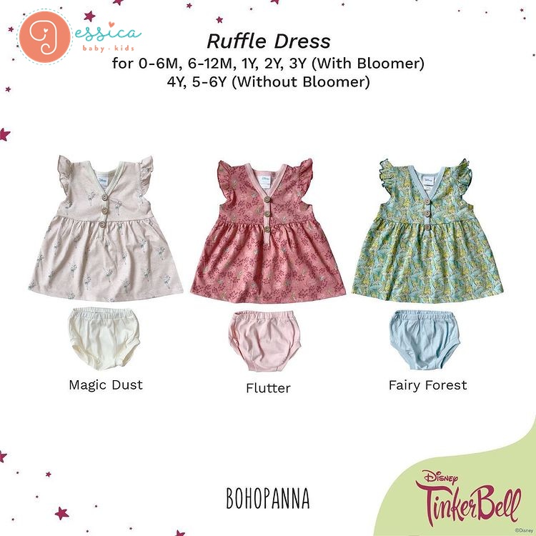 BOHOPANNA - RUFFLE DRESS - DISNEY