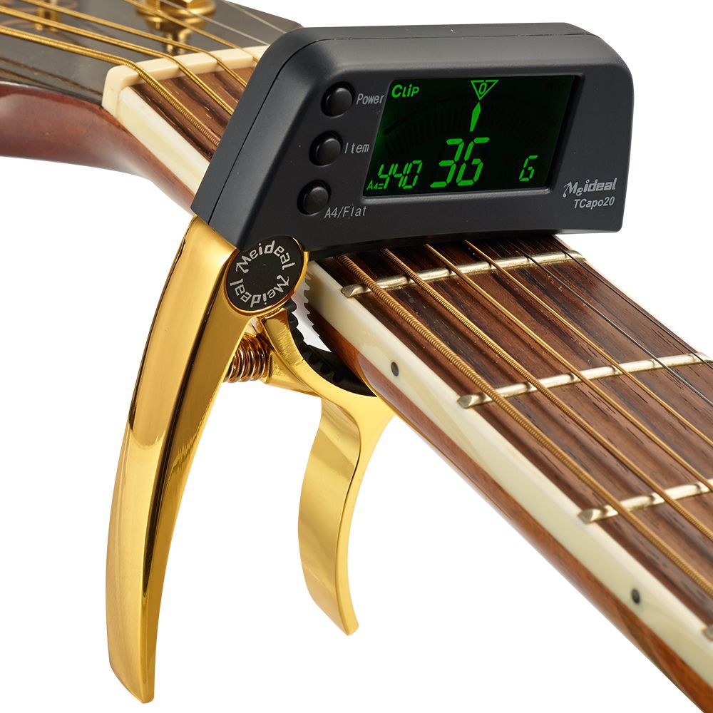 Meideal TCapo20 Deluxe Capo - Tuner Gitar