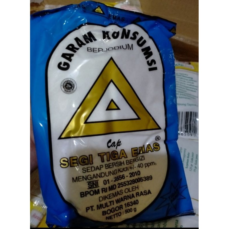 

garam segitiga emas