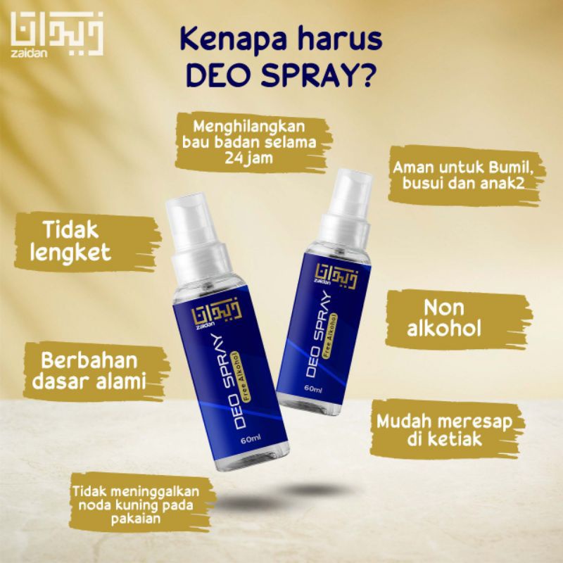 Deodorant Spray Zaidan (60ml)