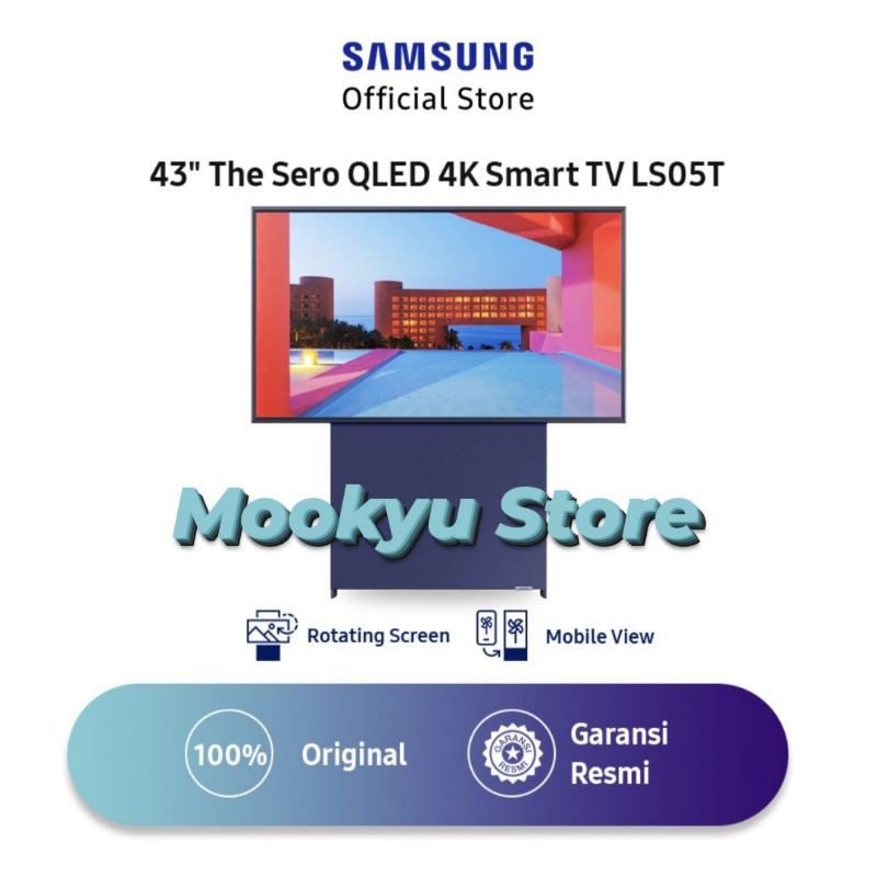 SAMSUNG THE SERO QLED Smart TV 4K 43" Inch | QA43LS05TAK | QA43LS05T