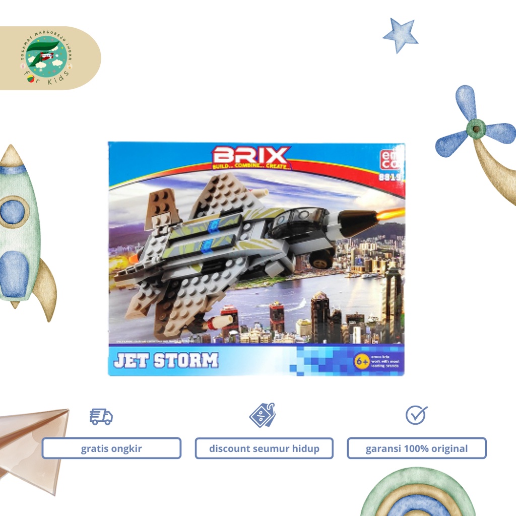 MAINAN BRIX - JET STORM 8819 EMCO