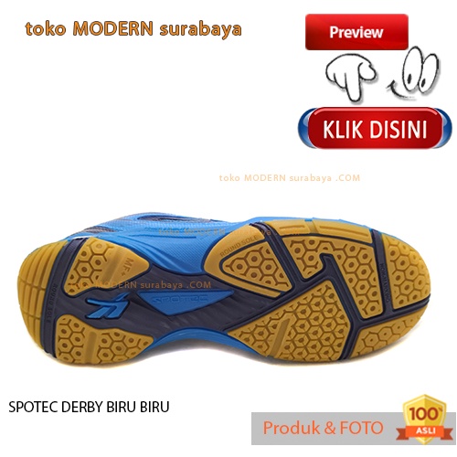 UKURAN JUMBO Sepatu Olahraga Pria Sepatu Badminton tali SPOTEC DERBY